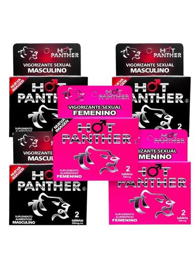 10 Pastillas Hot Panther hombre Mujer - Estimulador De La Potencia Masculina y Femenina