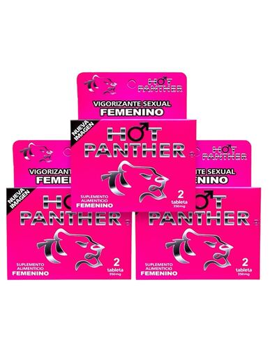 6 Pastillas Hot Panther Mujer - Estimulador De La Potencia Femenina