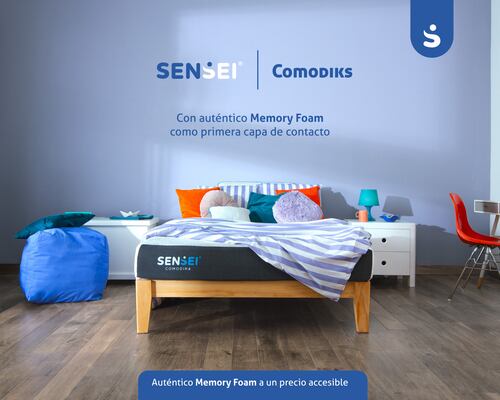 Colchón SenSei Comodiks de Memory Foam King Size