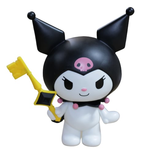 FIGURA SANRIO KUROMI 22 CM MUÑECA COLECCIONABLE KAWAII  .