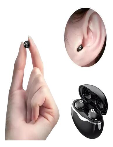 Mini Audífonos Bluetooth color  negro ET007