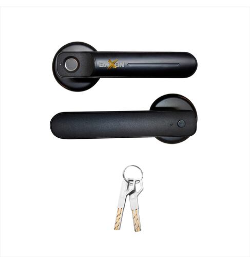 Chapa Cerradura Manija Inteligente Huella Dactilar Chapa Digital M20 Negra