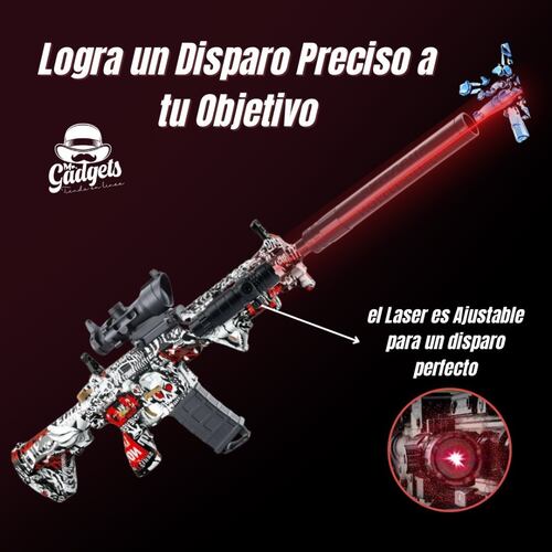 Gel Storm Blaster, Apuntador Laser, Apuntador para Lanzador de Bolas de Gel + 200,000 Balas de Hidrogel, Máxima Diversión..