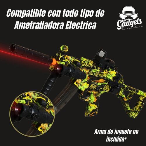 Gel Storm Blaster, Apuntador Laser, Apuntador para Lanzador de Bolas de Gel + 200,000 Balas de Hidrogel, Máxima Diversión..