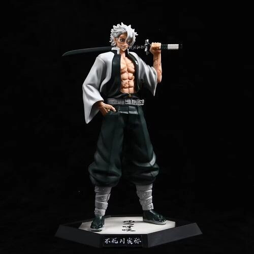 Figura Shinazugawa Sanemi Demon Slayer Kimetsu No Yaiba 31cm,anime,figura de coleccion ,impresionante.