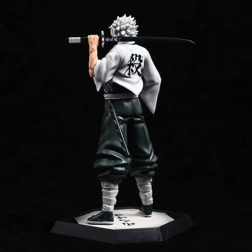 Figura Shinazugawa Sanemi Demon Slayer Kimetsu No Yaiba 31cm,anime,figura de coleccion ,impresionante.