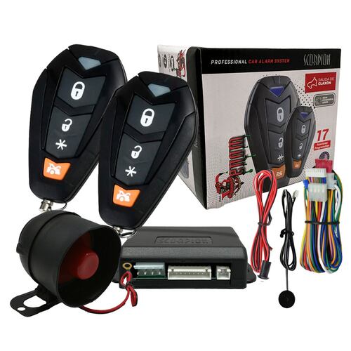Alarma para Auto Scorpion Venom ALSCVE 17 funciones.