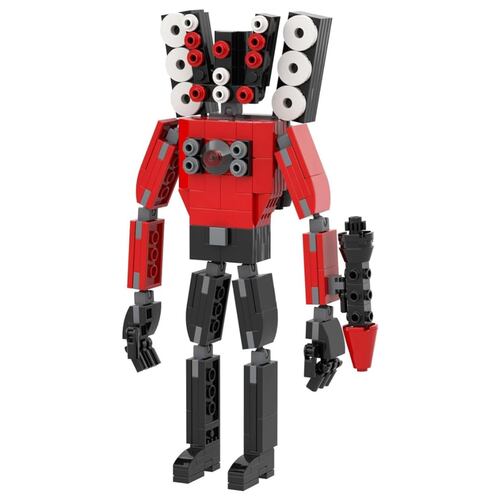 Figura Skibidi Toilet Speaker man Mini Bloques Armables .
