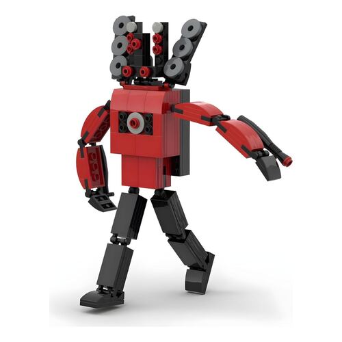 Figura Skibidi Toilet Speaker man Mini Bloques Armables .
