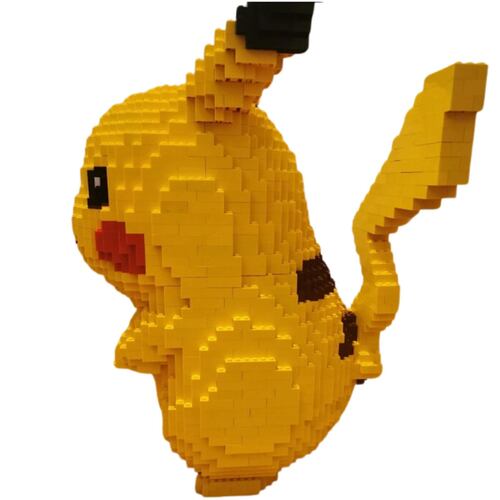 Set Bloques De Construcción 3d Pikachu De Pokemon Mini Block.