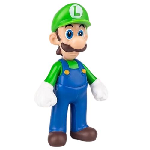 Figura Luigi New Super Mario Bros 24cm Juguete Muñeco