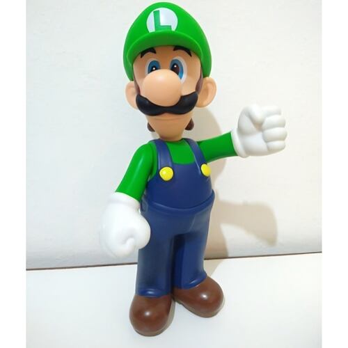 Figura Luigi New Super Mario Bros 24cm Juguete Muñeco