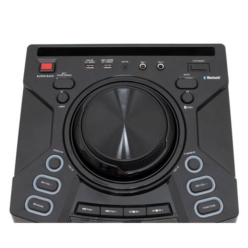 BOCINA LUZ LED Y SUPER BASS 2000W+ AUDIFONOS AIR PODS AIWA COMBO AWPOK200