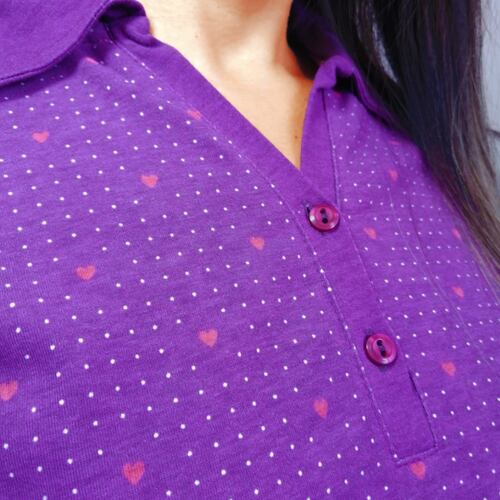 Playera Tipo Polo para mujer. Diseño casual