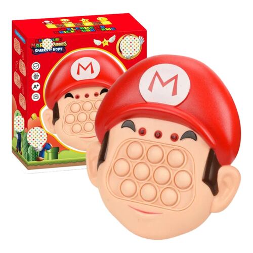 Pop It Electronico Push Burbuja Antiestrés Super Mario Bros.