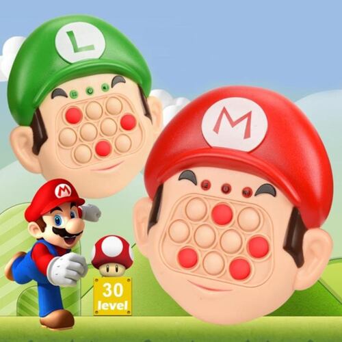 Pop It Electronico Push Burbuja Antiestrés Super Mario Bros.