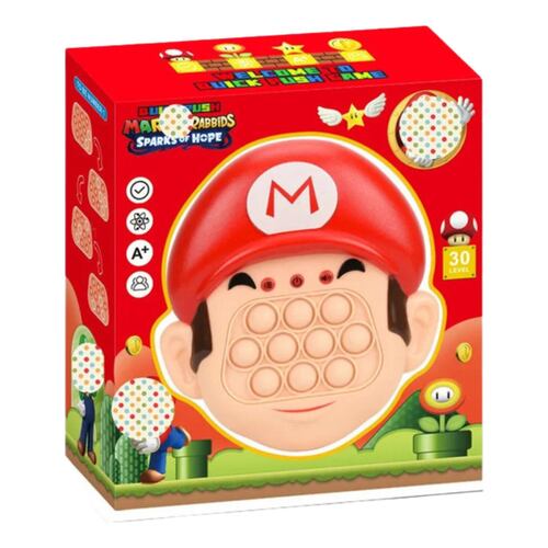 Pop It Electronico Push Burbuja Antiestrés Super Mario Bros.