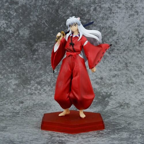 Figura Inuyasha Katana Gashapon Espada Cabello Blanco Hany