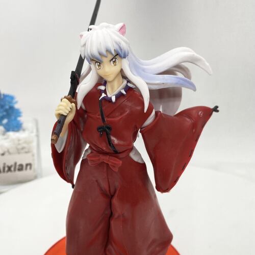 Figura Inuyasha Katana Gashapon Espada Cabello Blanco Hany