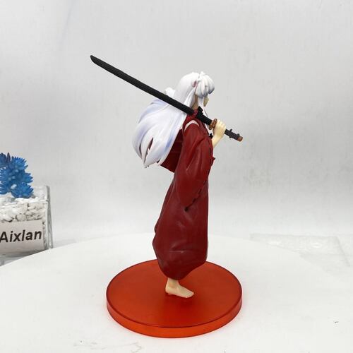 Figura Inuyasha Katana Gashapon Espada Cabello Blanco Hany