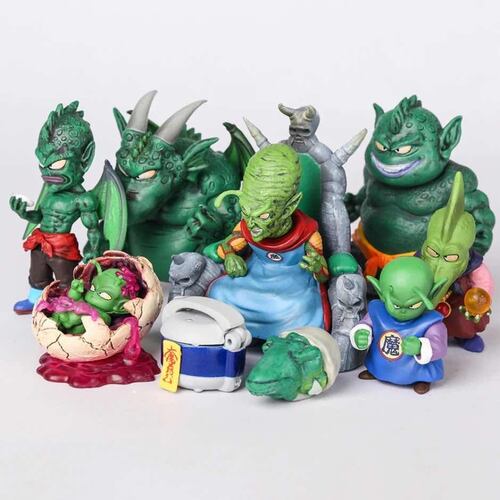Piccolo Familia Del Mal Set 8 Figuras Coleccion Dragon Ball