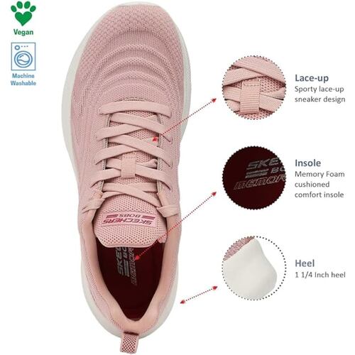 Tenis Skechers Bobs Unity Sleek Prism Rosa-Dama 117432.