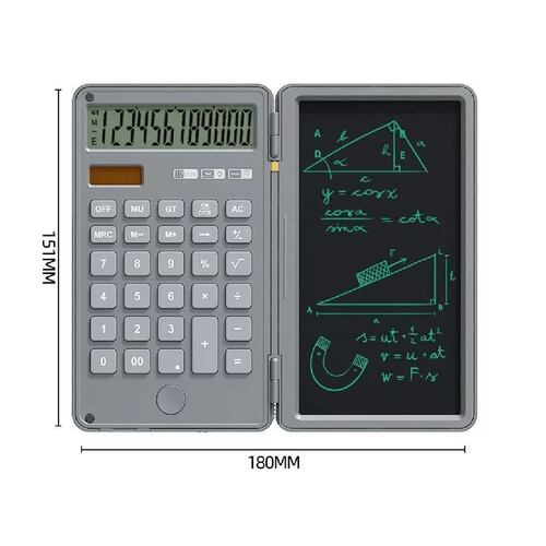 Calculadora Científica C/tablet Inteligente Y 240 Funciones Gris