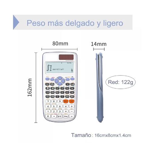 Calculadora Científica Fx 991es Plus Con 417 Funciones