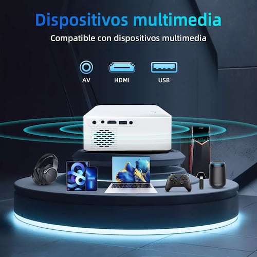 Mini Proyectores Portatil Wifi Para Celular Led Hd 4k Cañon