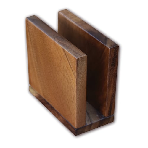 Servilletero para mesa Madera de Parota Hogare.