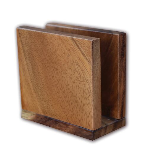 Servilletero para mesa Madera de Parota Hogare.