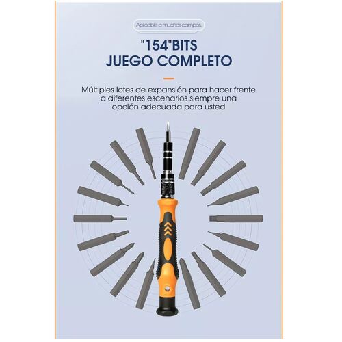 Kit Destornillador Puntas Magnéticas P/pc Celular Ps4 170pzs