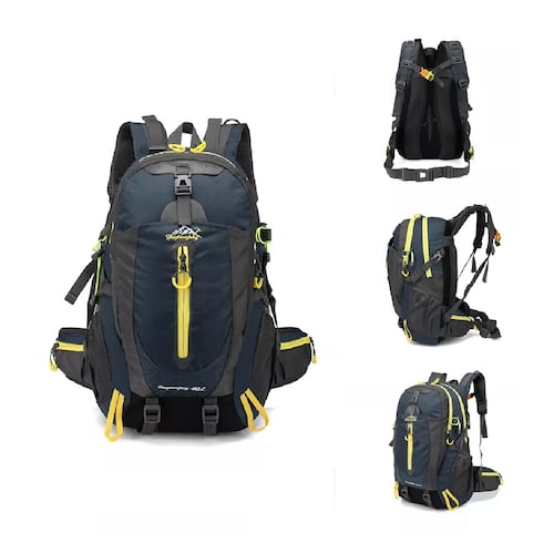 Mochila De Viaje De 40 L Para Acampar, Senderismo, Portátil