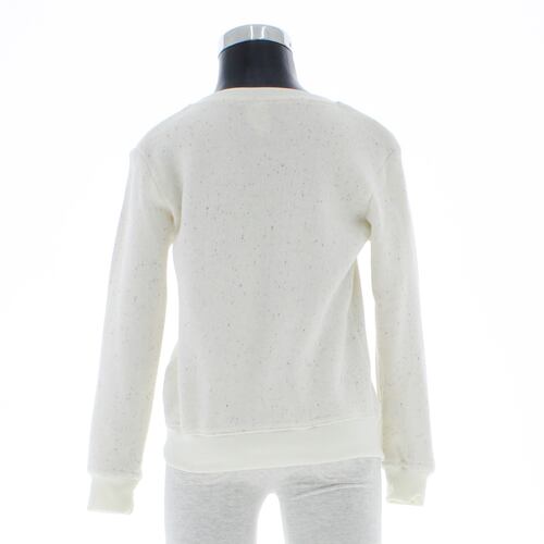 Sudadera Niña Afelpada Color Beige 3740 3 a 16 Años.