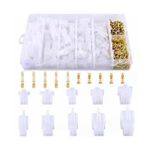Kit 580 Pcs 2.8mm Terminal De Cable Eléctrico, 2/3/4/6/9 Pines