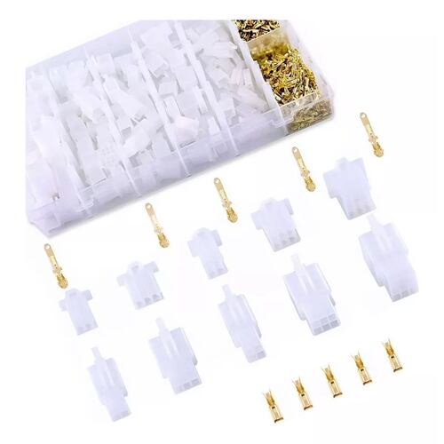 Kit 580 Pcs 2.8mm Terminal De Cable Eléctrico, 2/3/4/6/9 Pines
