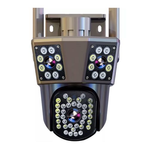 Cámara Inalámbrica De Tres Lentes Con Visión Nocturna Alexa