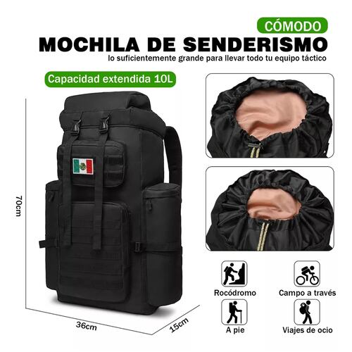 Mochila Táctica Militare Campismo Senderismo Para Viaje 100l