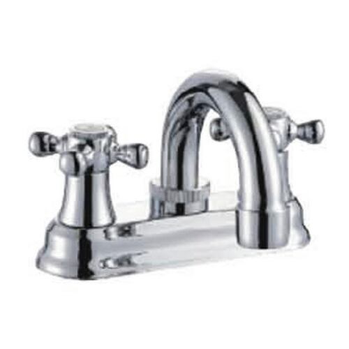 Mezcladora Lavabo 4 Bar Maneral Cruceta Cr Munich Munml-1004