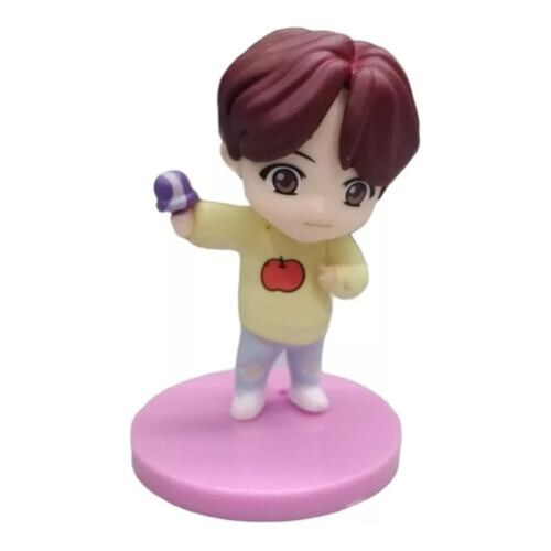 Bts Tiny Tan Set 7 Figuras Colección Completa Ver. 7th Rosa Juguetes Decorativos Kawaii K-Pop,  Coleccionables MR.GADGETS.