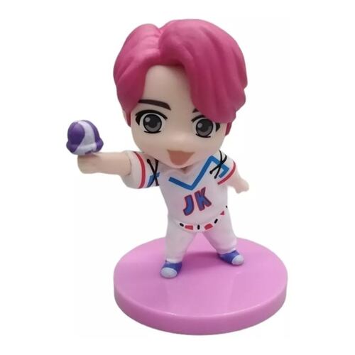 Bts Tiny Tan Set 7 Figuras Colección Completa Ver. 7th Rosa Juguetes Decorativos Kawaii K-Pop,  Coleccionables MR.GADGETS.