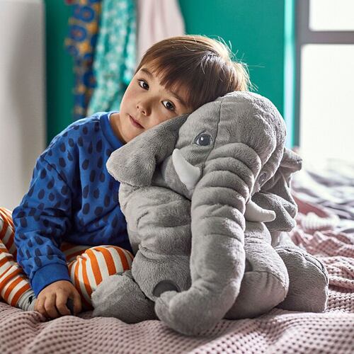 Elefante Almohada Para Bebé 65 Cm Grande