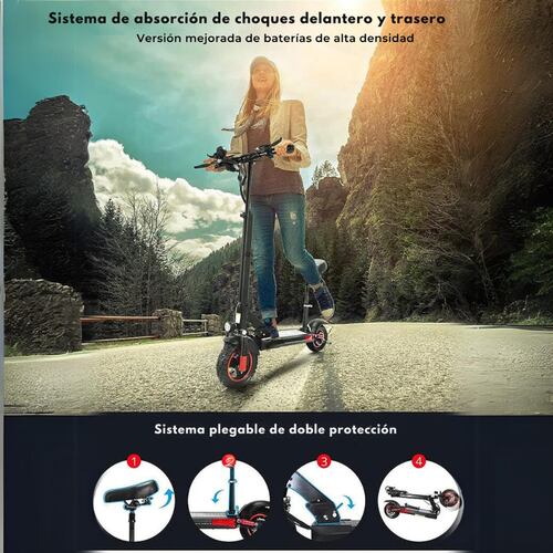 Scooter Eléctrico Patín M7 500w 45km/h 46v Urbano Potente.