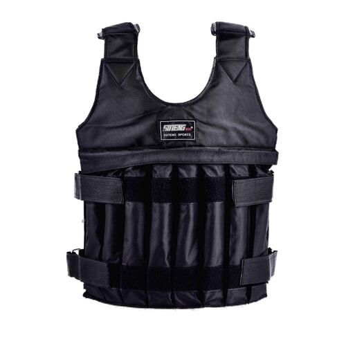 Chaleco Entrenamiento De Fitness Es 20 Kg Ajustable Gimnasio