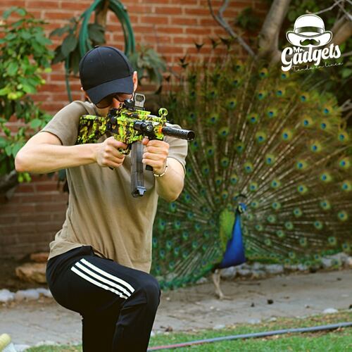 Ametralladora Automatica Mp5 Ka Rifle Arma Juguete Hidrogel .