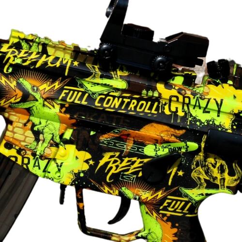 Ametralladora Automatica Mp5 Ka Rifle Arma Juguete Hidrogel .