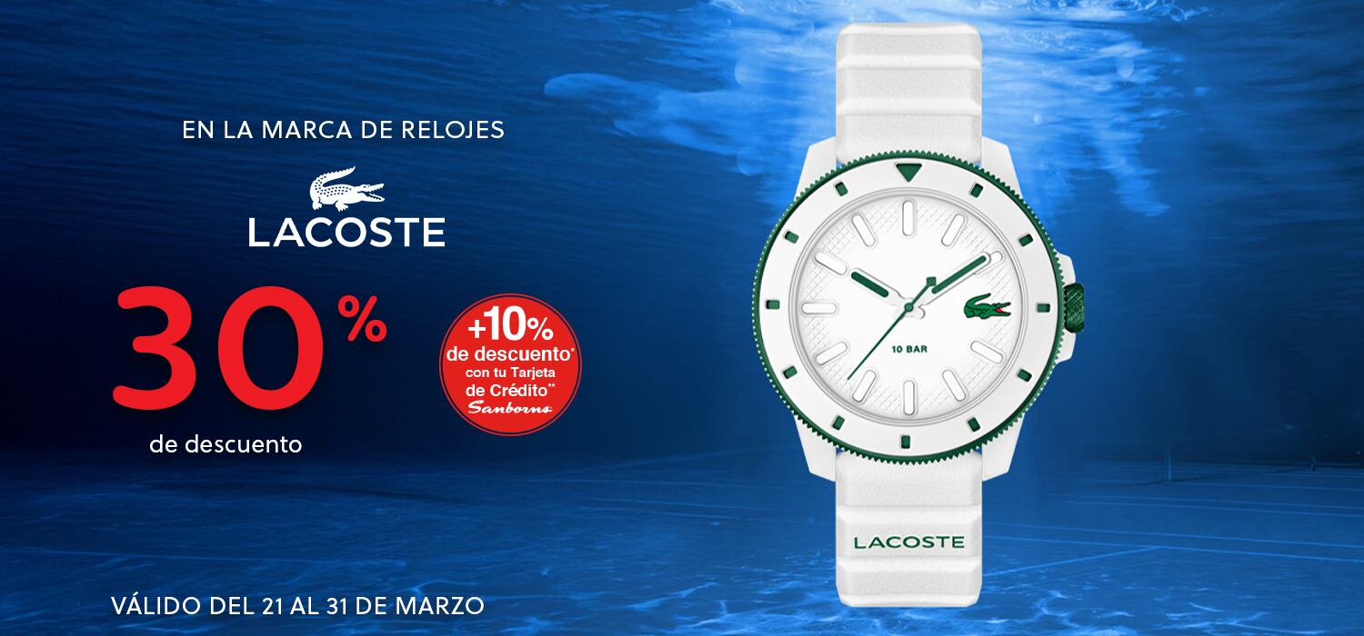 Relojes Lacoste