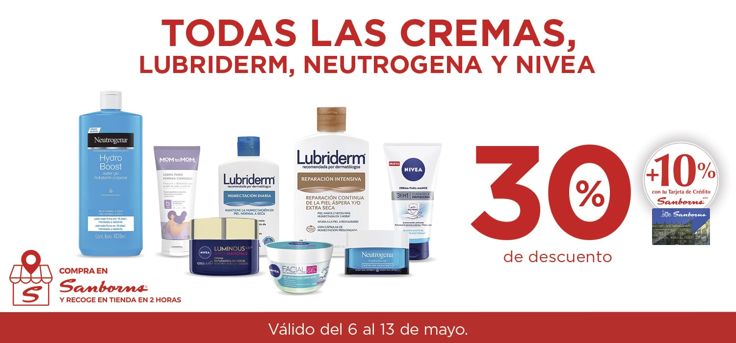Todas las cremas