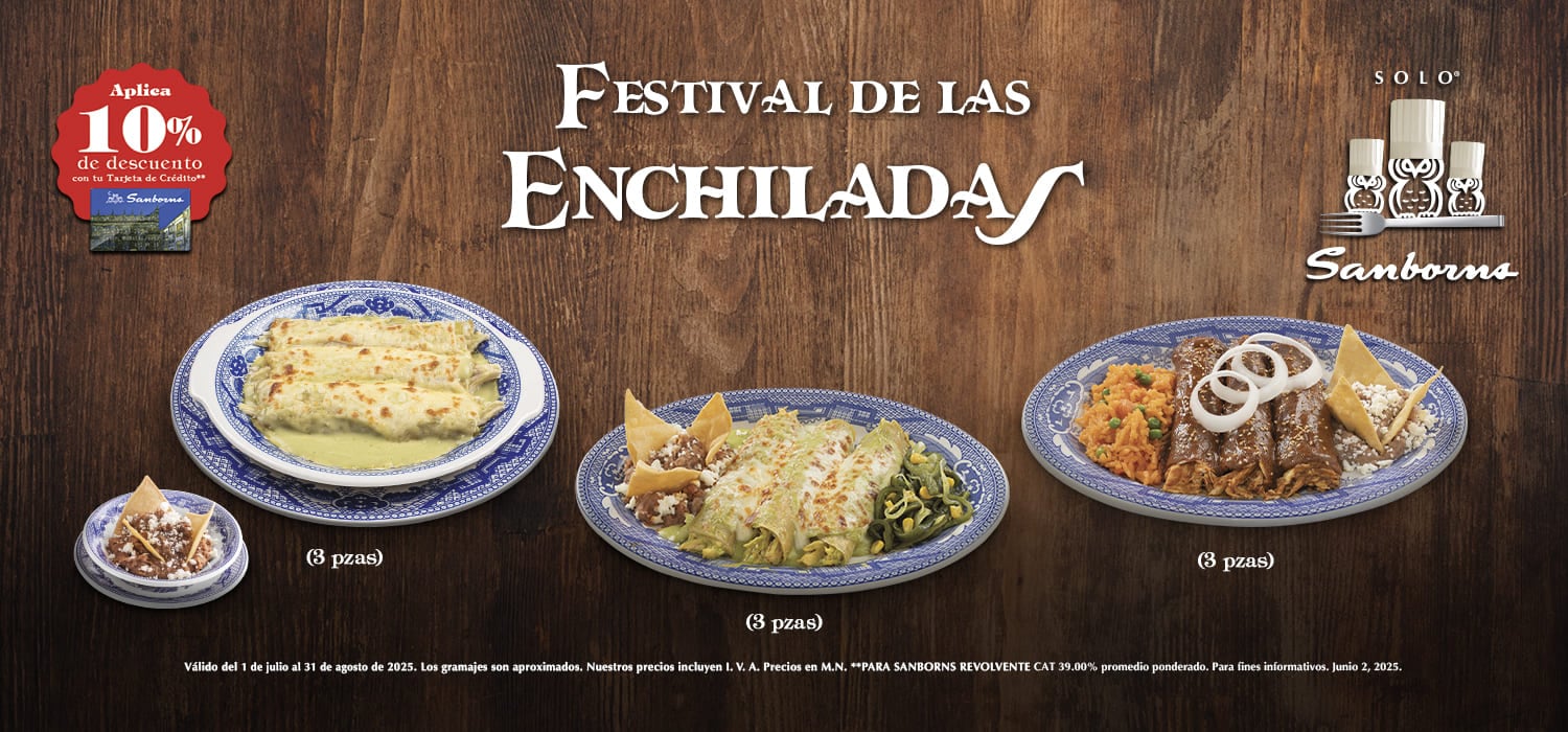 Menú Enchiladas