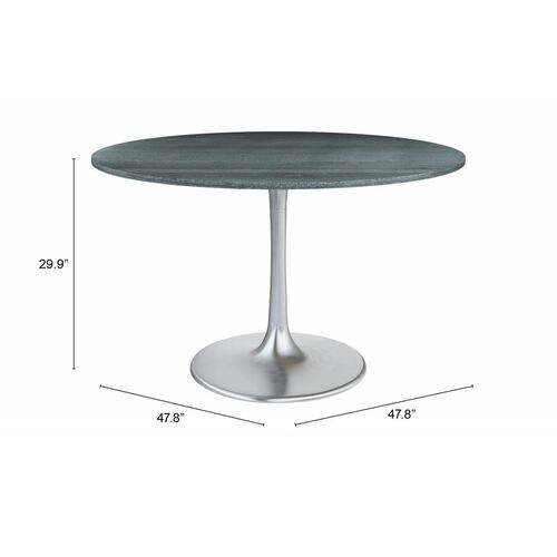 Mesa de Comedor Metropolis Plateado - Kessa.